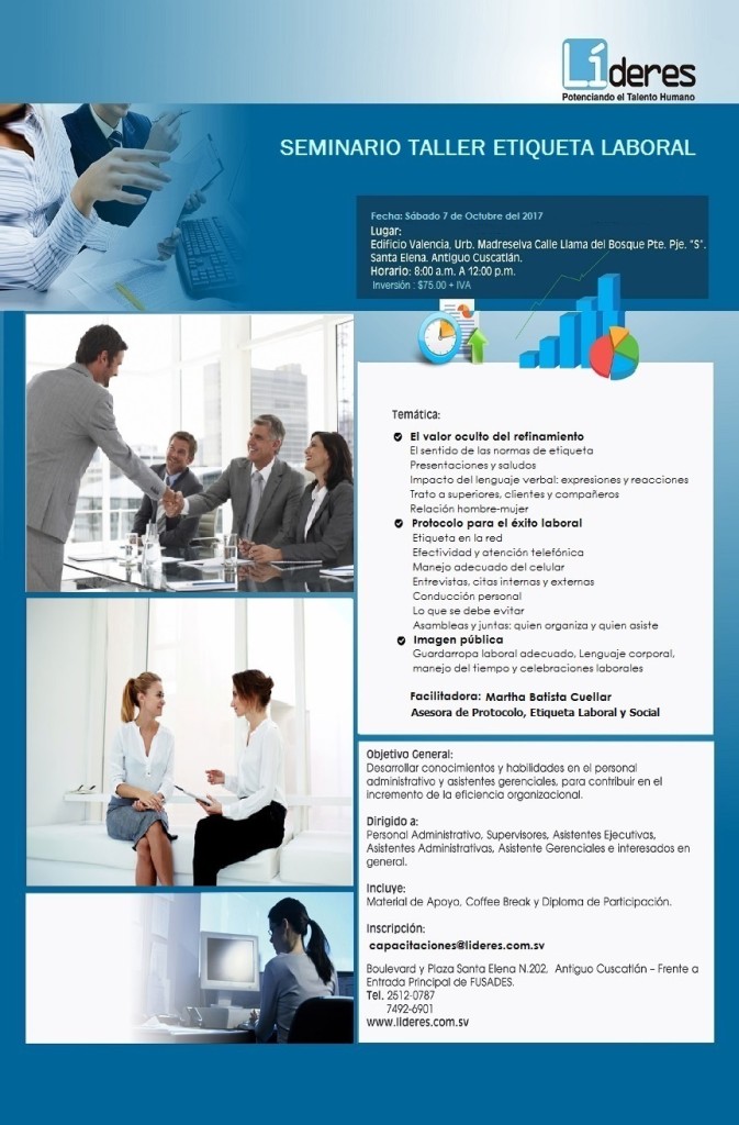 Sem. Taller Etiqueta Laboral- 7 de Octubre 2017
