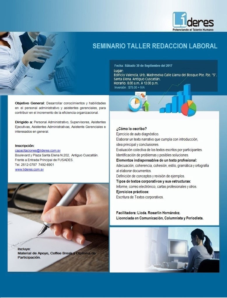 Sem. Taller Redacción Laboral- 30 Septiembre 2017
