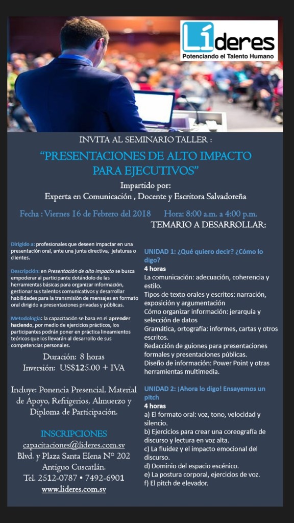 Seminario Presentaciones de Alto Impacto
